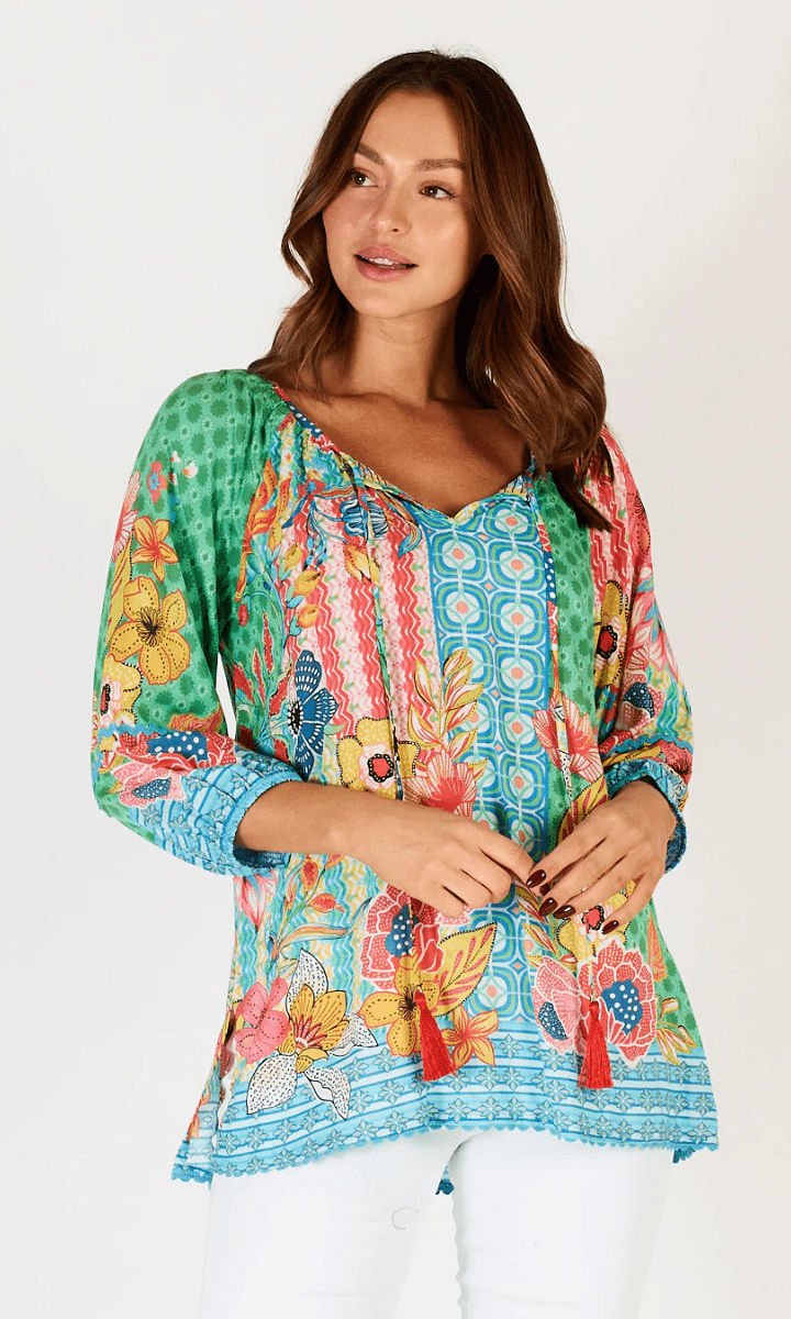 Lula Life Miranda Top Sea.