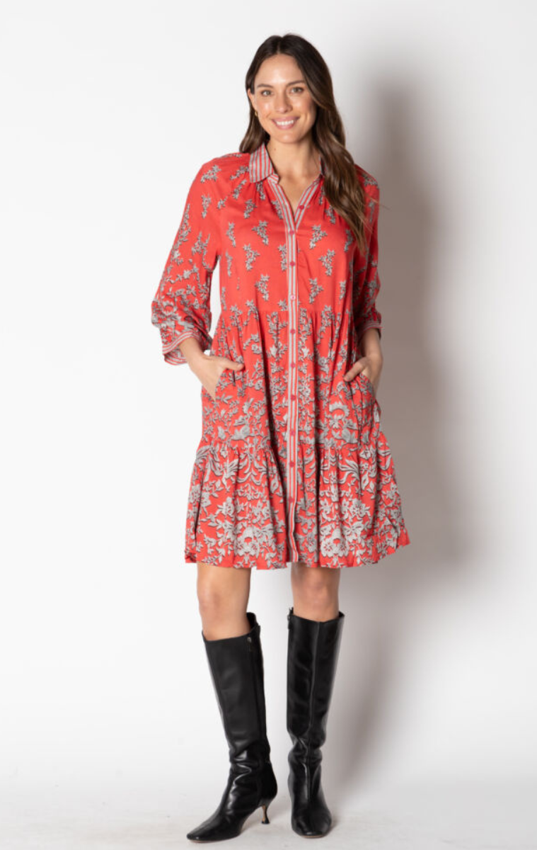 Lula Soul Almeria Dress - Red.