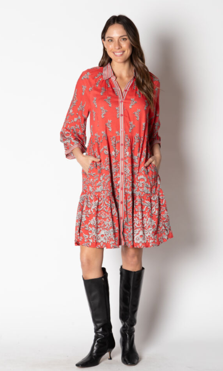 Lula Soul Almeria Dress - Red.