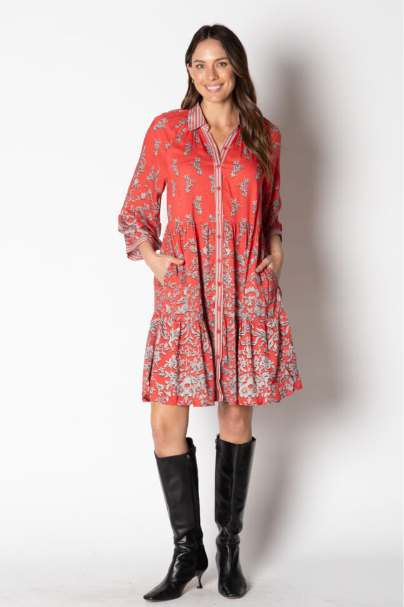 Lula Soul Almeria Dress - Red.