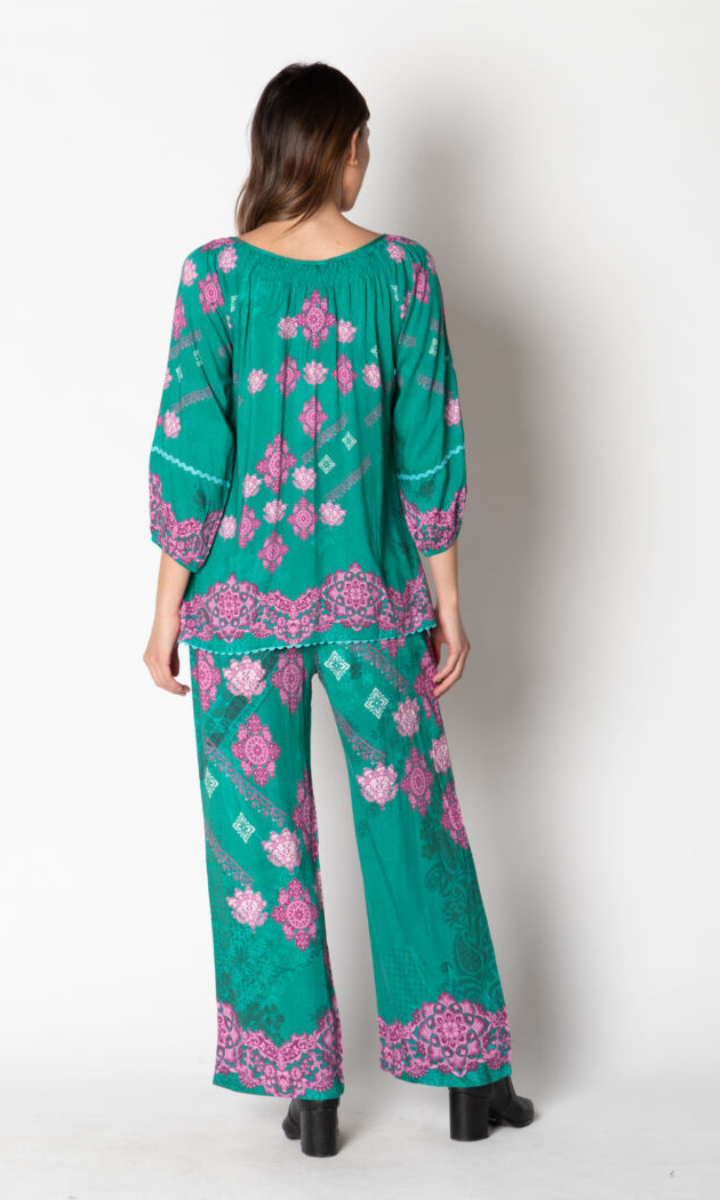 Lula Soul Zamora Top - Forest.