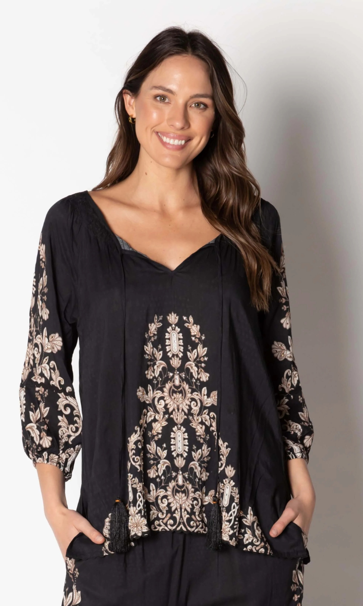 Lula Soul Samara Top - Black.