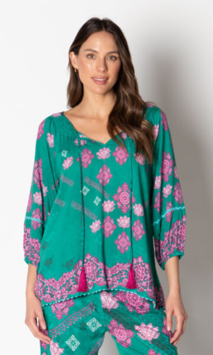 Lula Soul Zamora Top - Forest.