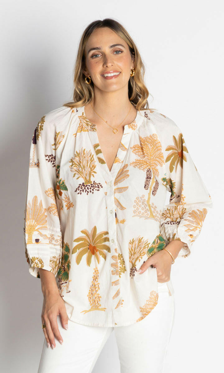 Lula Life Amrita Shirt White.