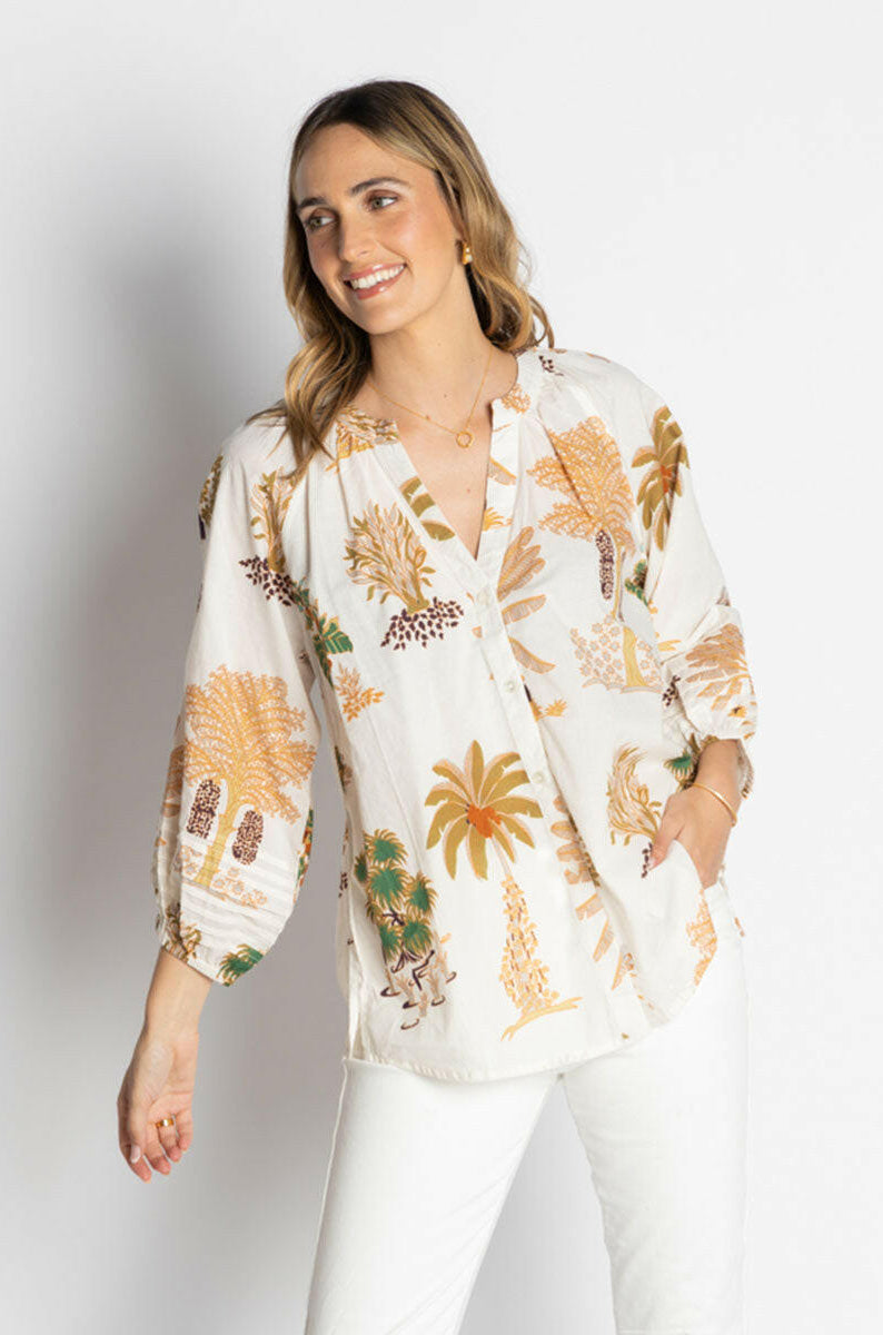 Lula Life Amrita Shirt White.