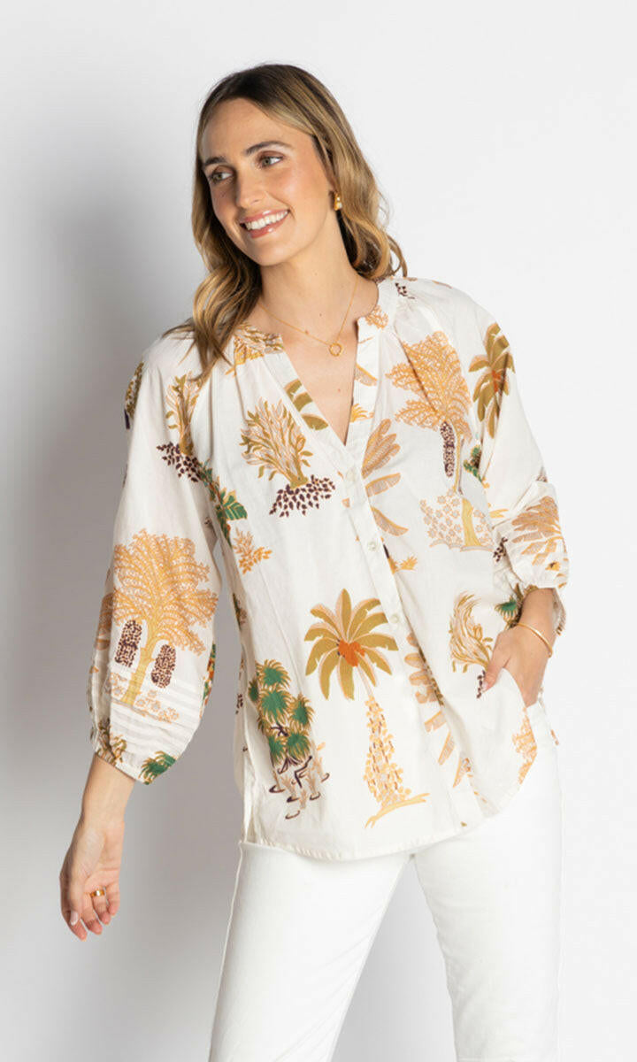 Lula Life Amrita Shirt White.