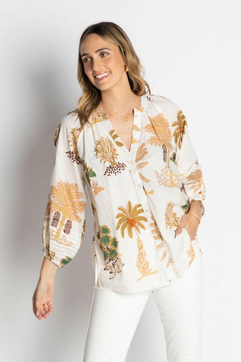 Lula Life Amrita Shirt White.