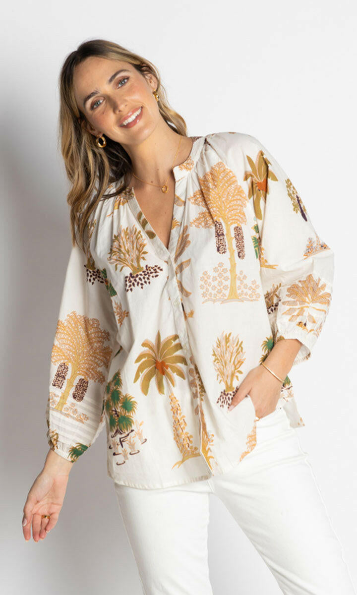 Lula Life Amrita Shirt White.