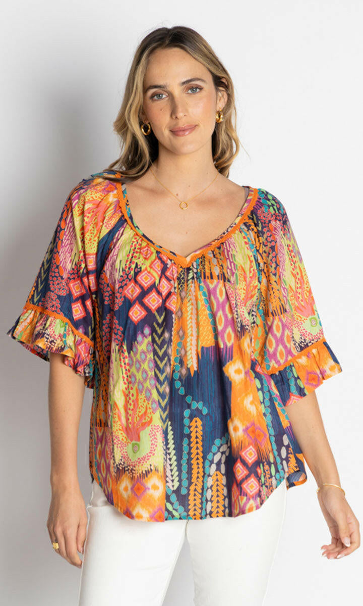 Lula Life Anisa Top Print.