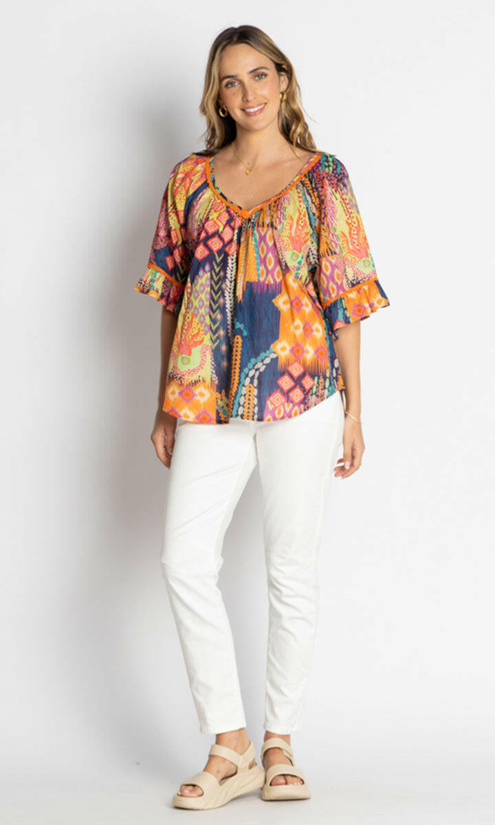Lula Life Anisa Top Print.