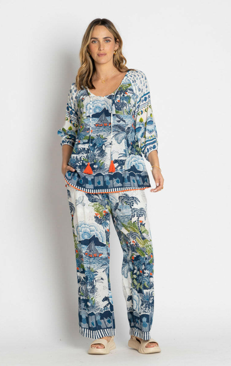 Lula Life Dita Pant Ocean.