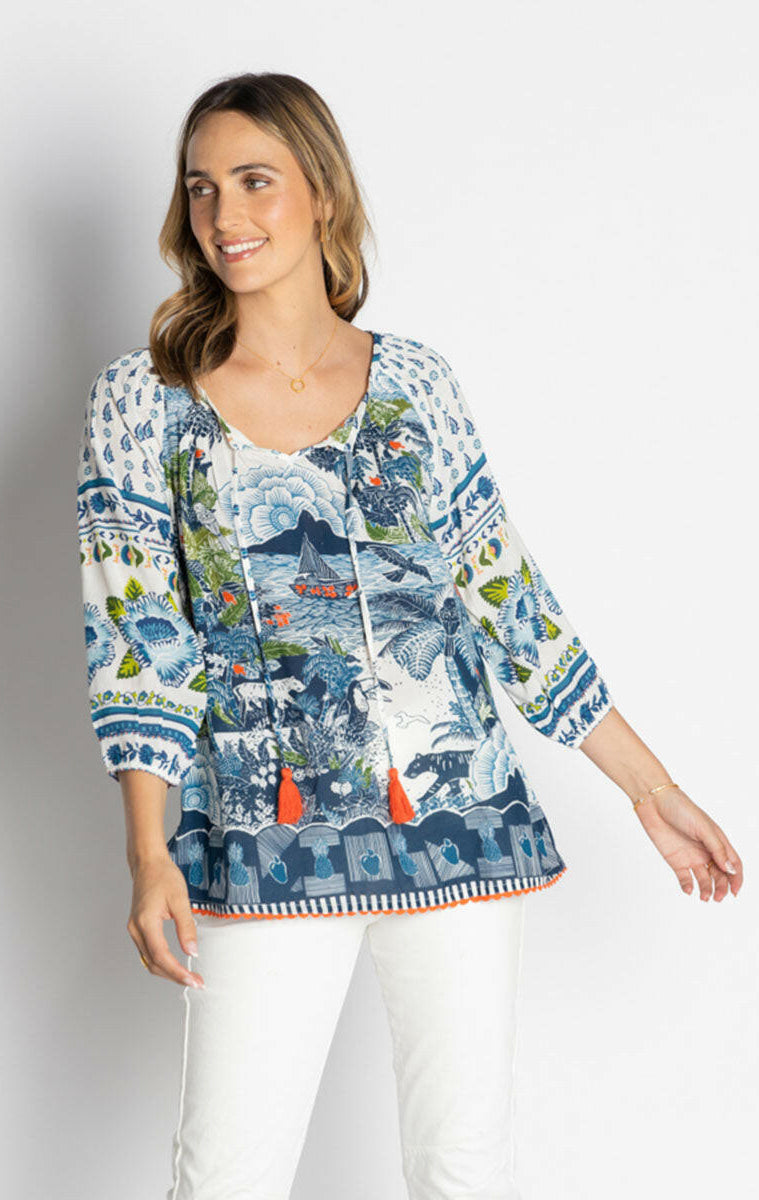 Lula Life Dita Top Ocean.