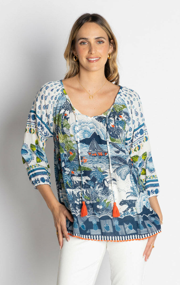 Lula Life Dita Top Ocean.