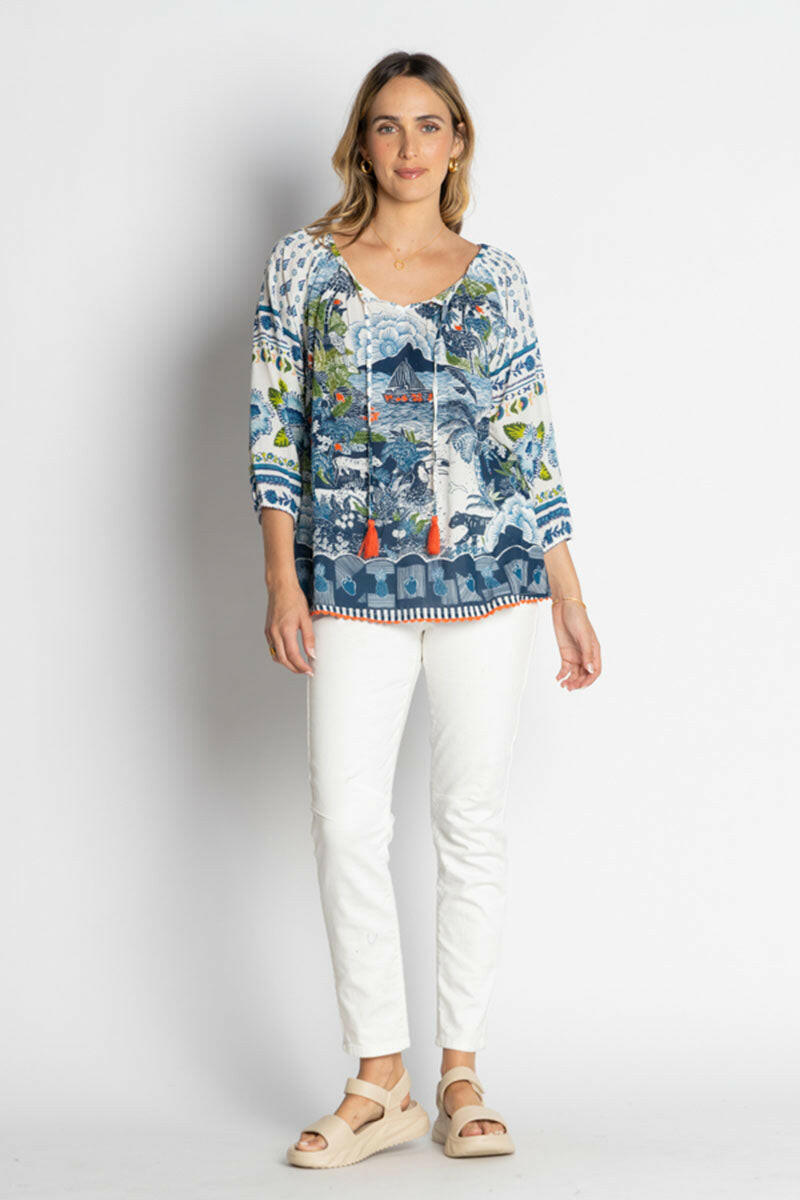 Lula Life Dita Top Ocean.