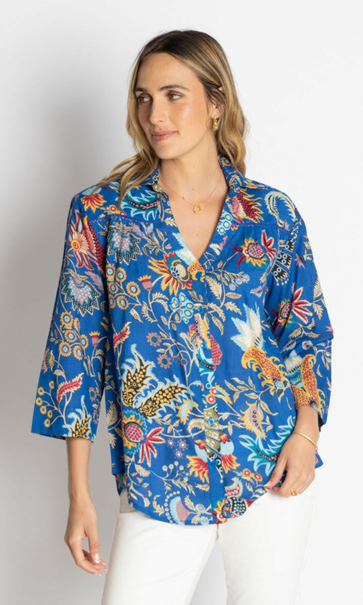Lula Life Nandita Shirt Ocean.