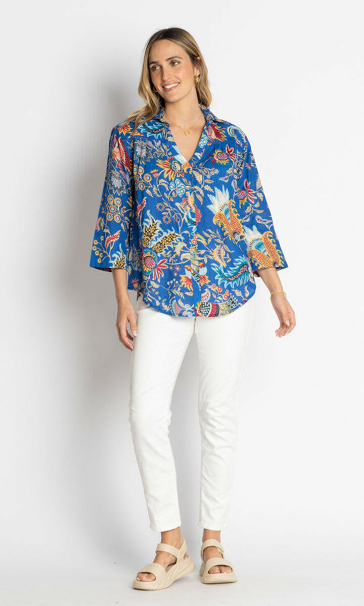 Lula Life Nandita Shirt Ocean.