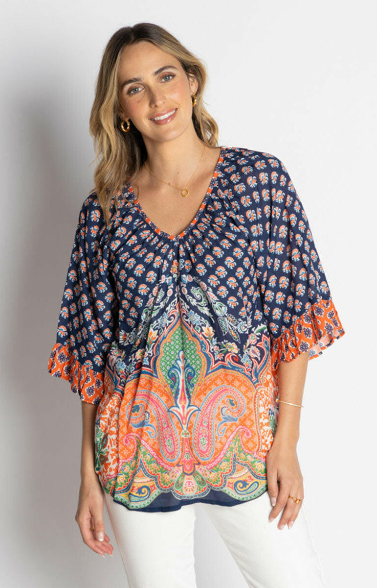 Lula Life Sarai Top Navy.