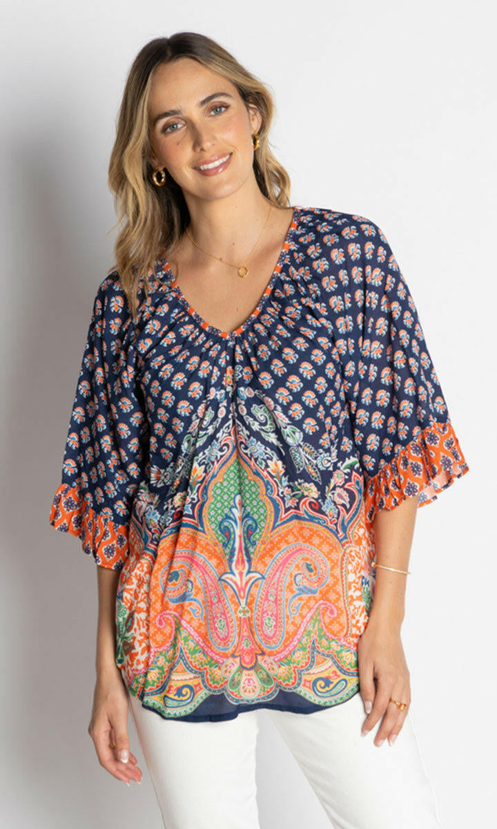 Lula Life Sarai Top Navy.