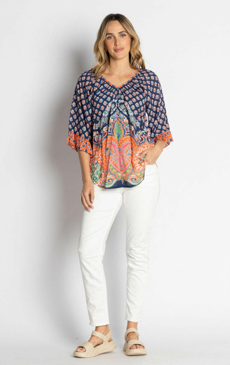 Lula Life Sarai Top Navy.