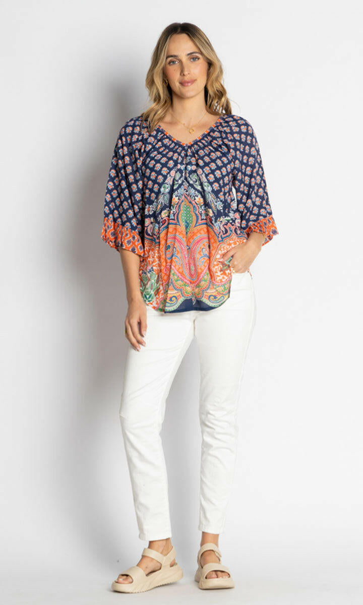 Lula Life Sarai Top Navy.