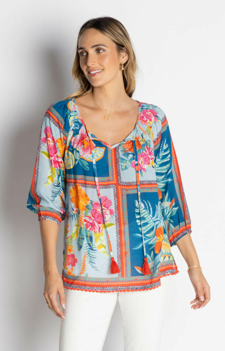 Lula Life Serilda Top - Ocean.