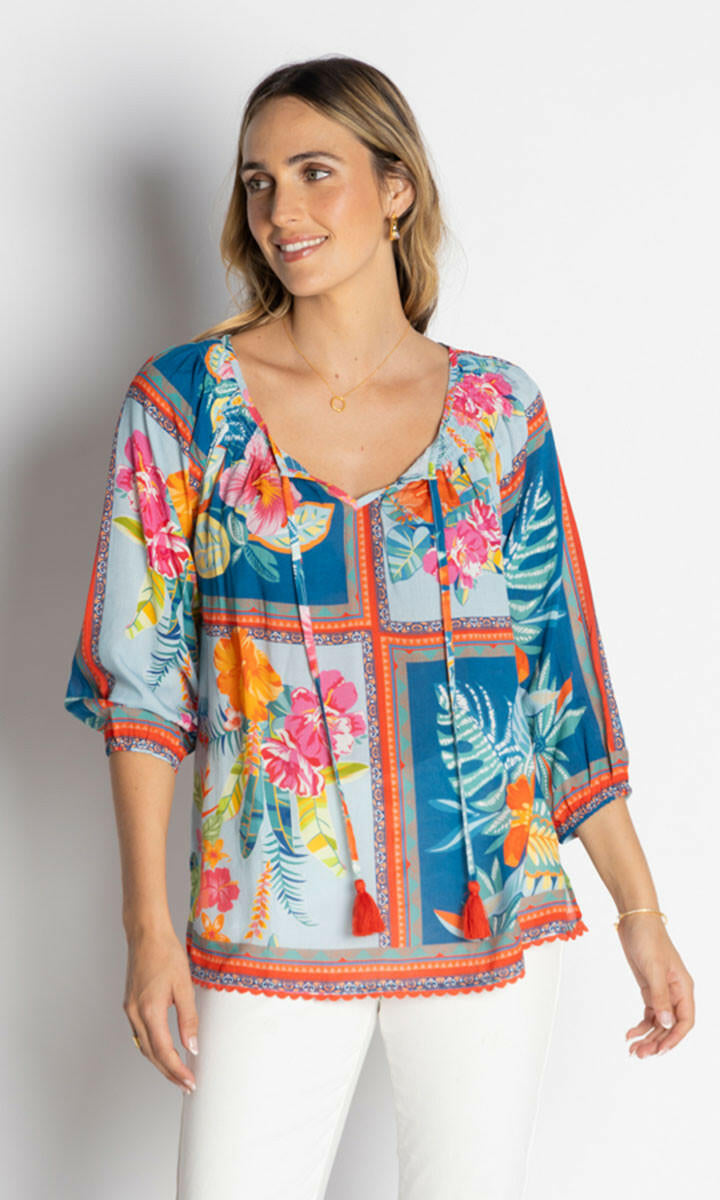 Lula Life Serilda Top - Ocean.