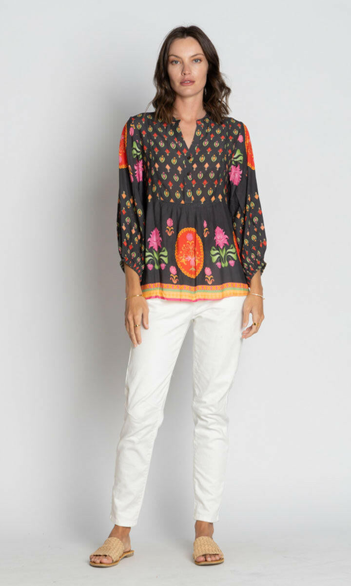 Lula Soul Grenadine Top - Espresso.