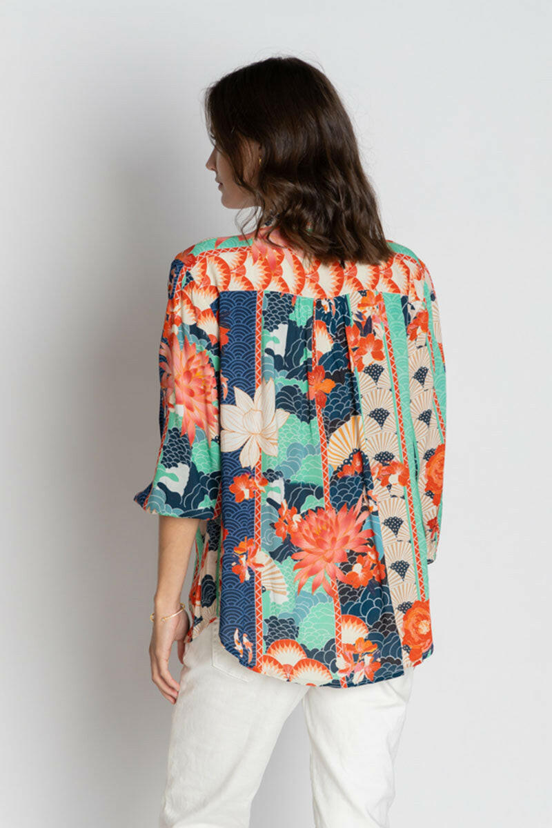 Lula Soul Wazuka Shirt - Navy.