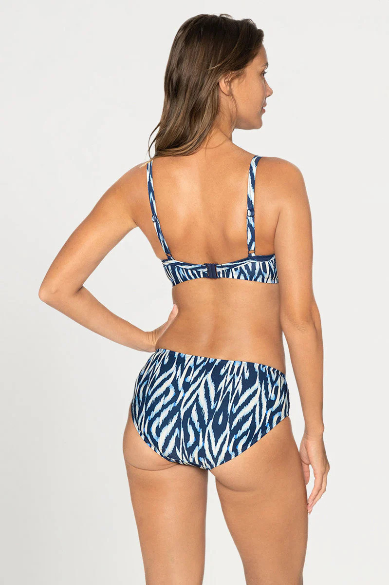 Nip Tuck Odisha Isla DD/E Cup Underwire Bikini Top - Navy.