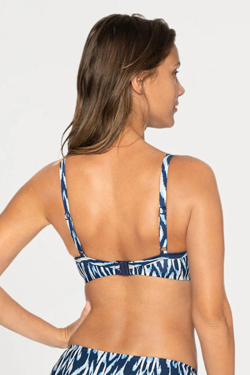 Nip Tuck Odisha Isla DD/E Cup Underwire Bikini Top - Navy.