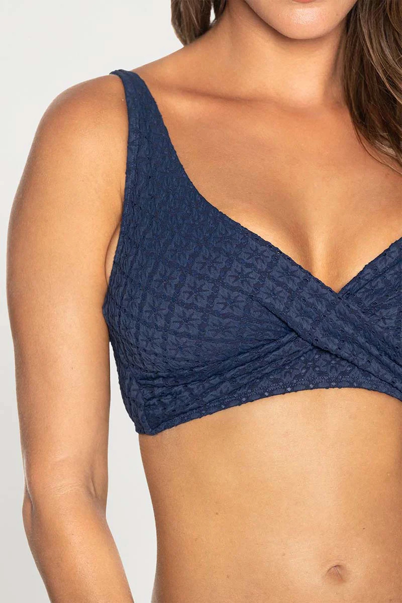 Nip Tuck Salacia Louisse Bikini Top - Navy.