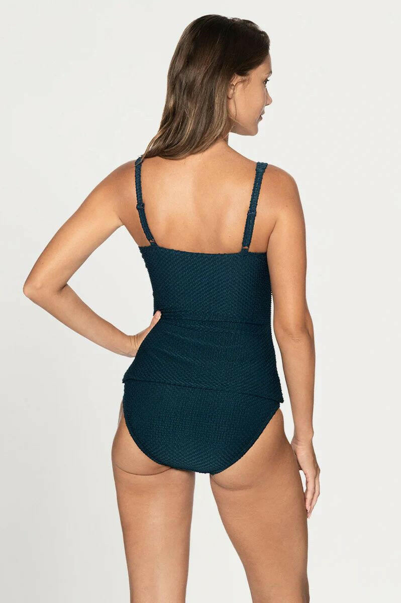 Nip Tuck Epicurus Kayanne Tankini Top - Green.