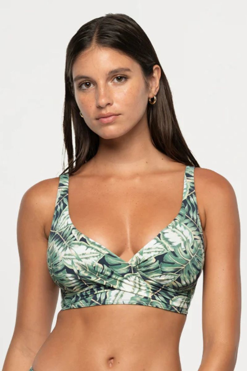 Nip Tuck Martinique Louise Multifit Bikini Top Blue Slate