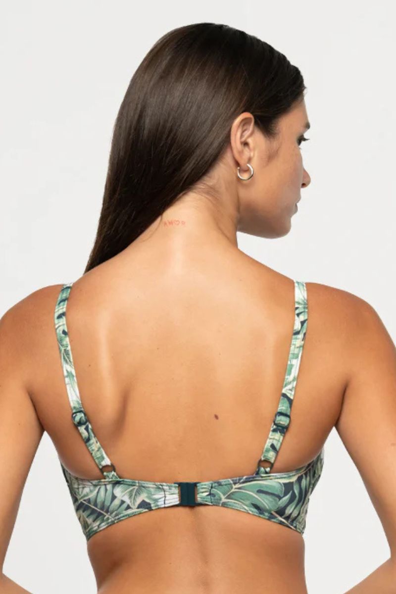 Nip Tuck Martinique Louise Multifit Bikini Top Blue Slate