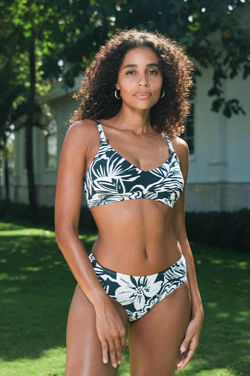 Nip Tuck Nostaligic Summer Louise Swim Pant - Green.