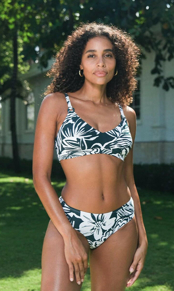 Nip Tuck Nostaligic Summer Louise Swim Pant - Green.