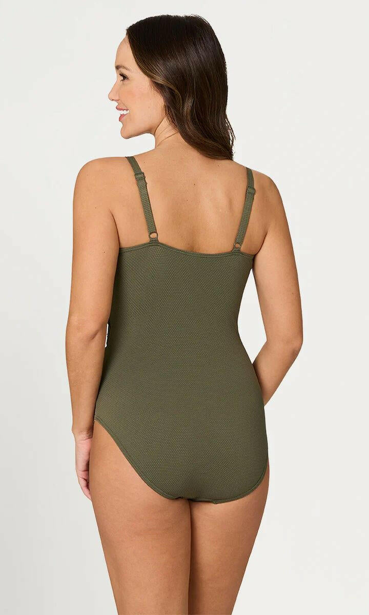 Nip Tuck Olive Must Haves Edith One Piece Swimsuit.