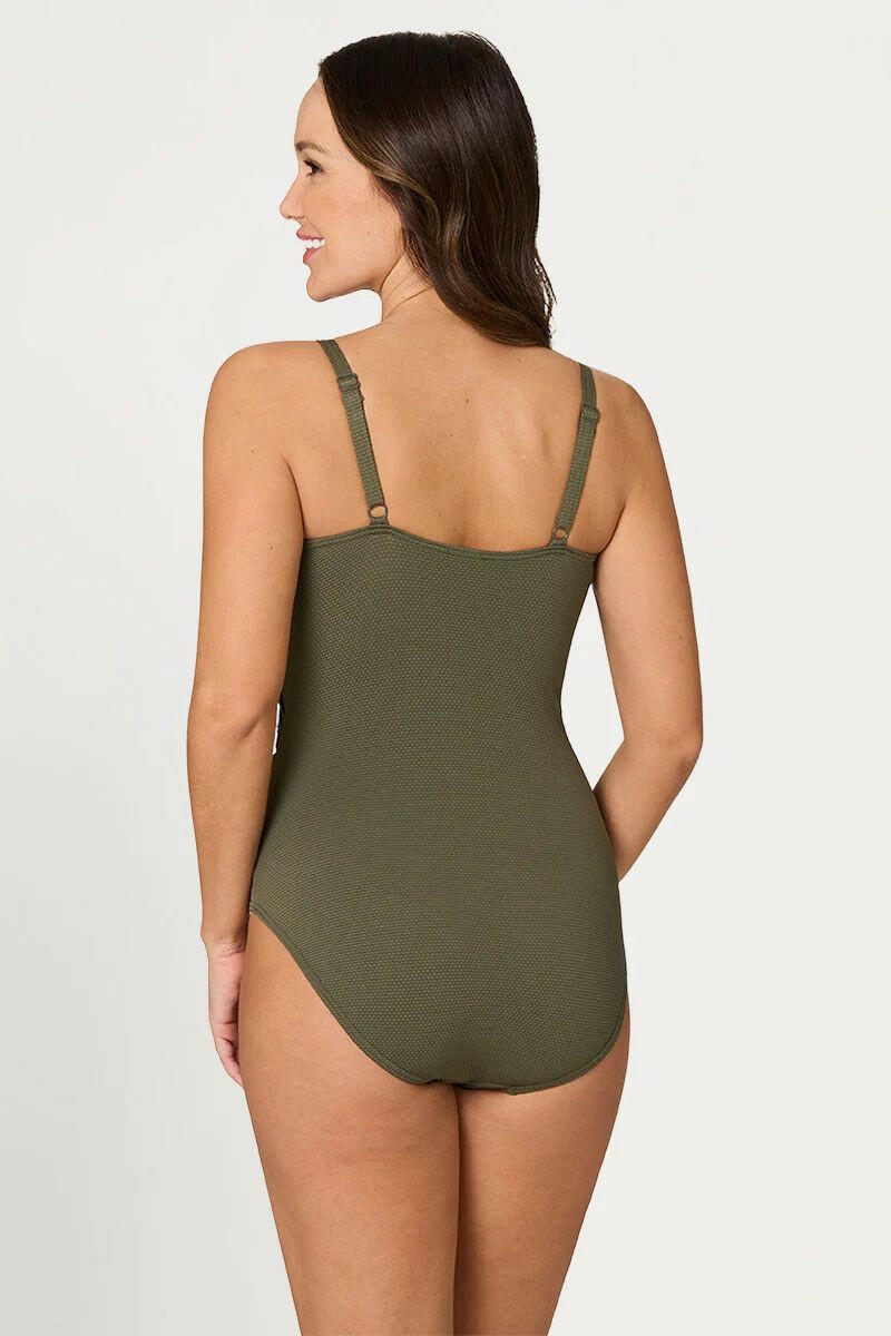 Nip Tuck Olive Must Haves Edith One Piece Swimsuit.