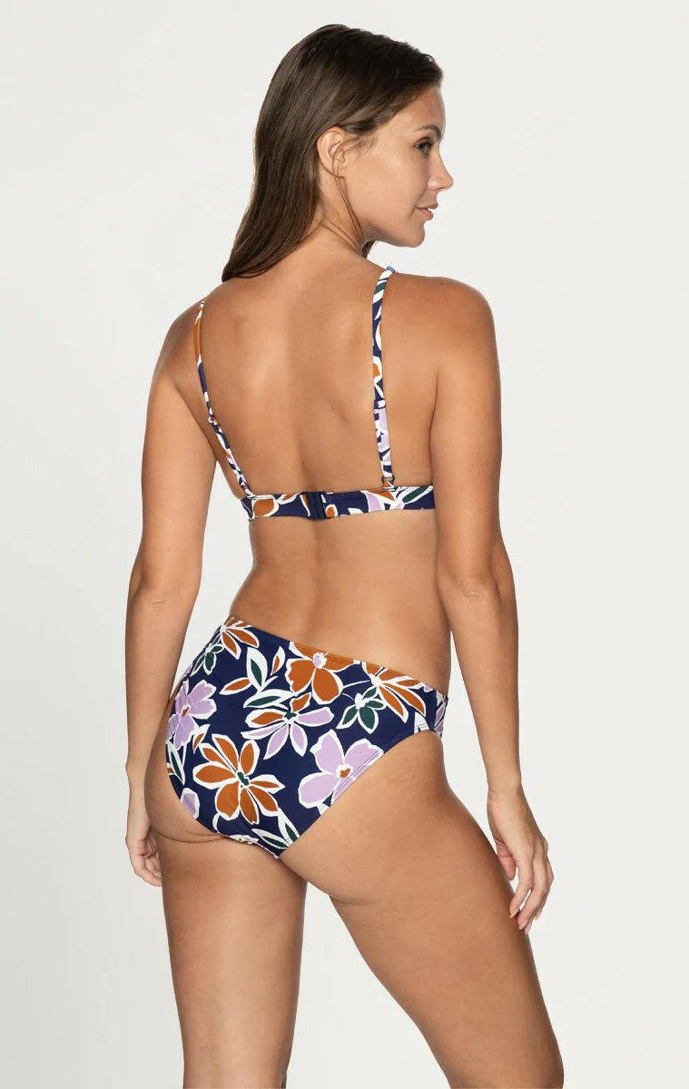 Nip Tuck Petal Precision Lorna Bikini Top - Navy.