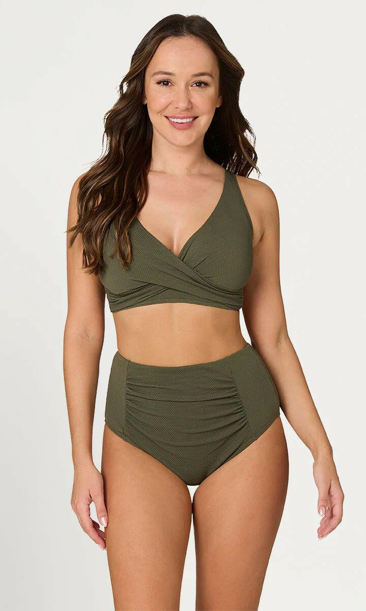 Niptuck Olive Must Haves Bette Swim Pant - Olive.