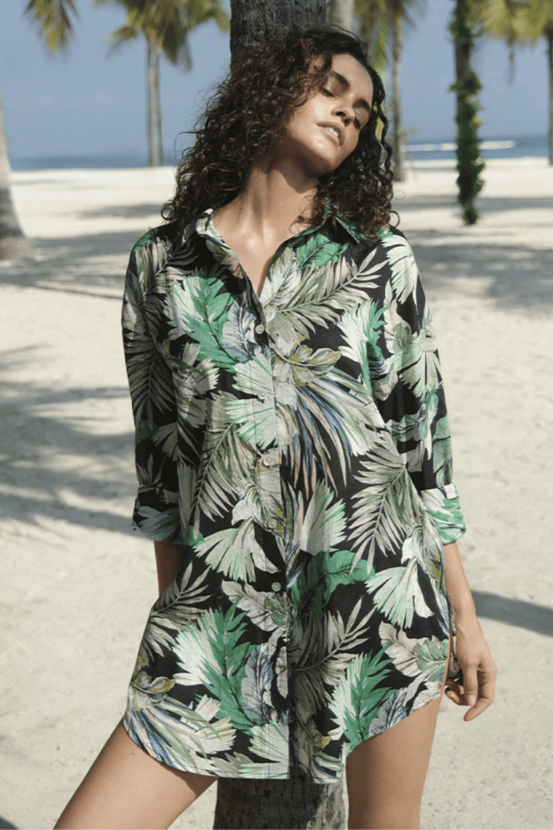 Nip Tuck Kakadu Bronte Shirt - Black.