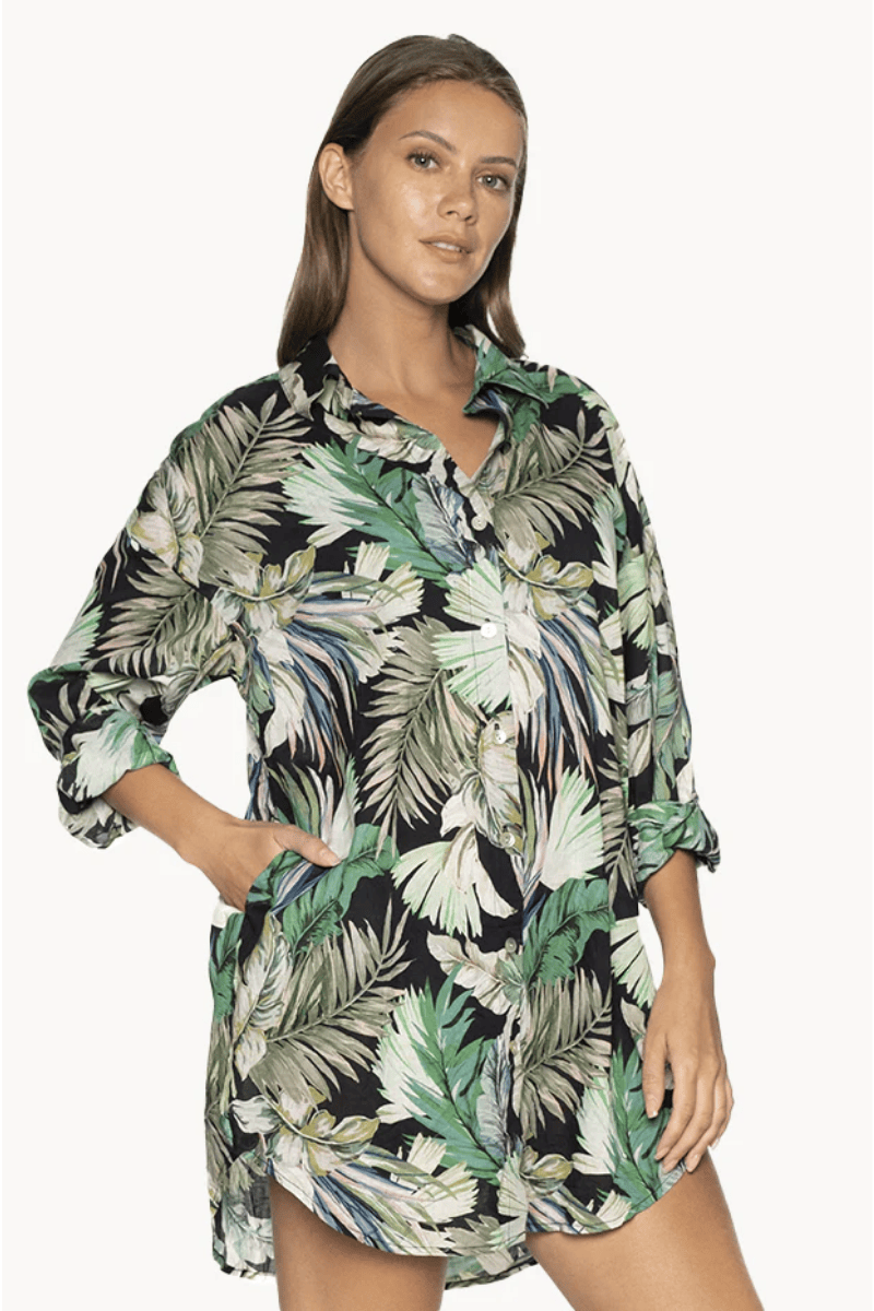 Nip Tuck Kakadu Bronte Shirt - Black.