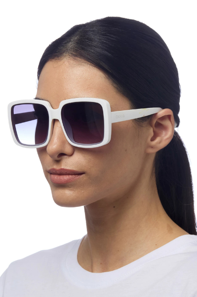 Okkia Alessia Sunglasses - Optical White.