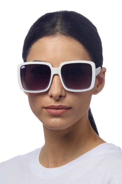 Okkia Alessia Sunglasses - Optical White.