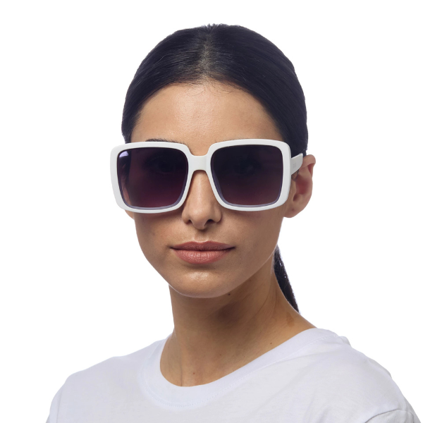 Okkia Alessia Sunglasses - Optical White.