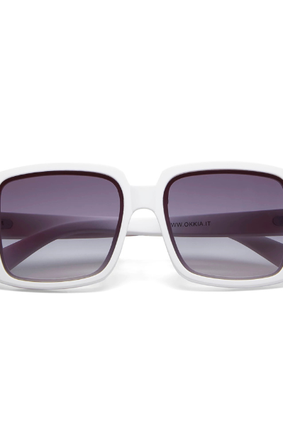 Okkia Alessia Sunglasses - Optical White.