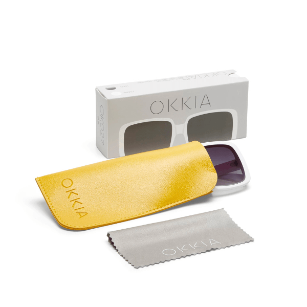 Okkia Alessia Sunglasses - Optical White.