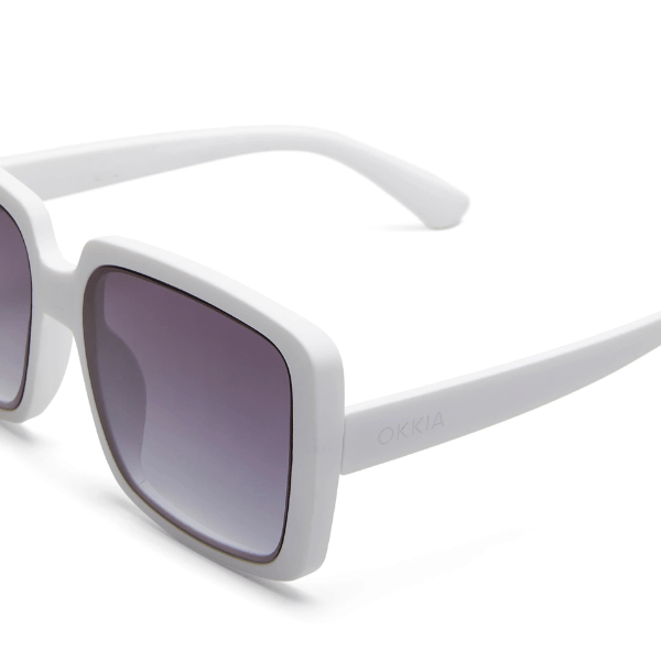 Okkia Alessia Sunglasses - Optical White.