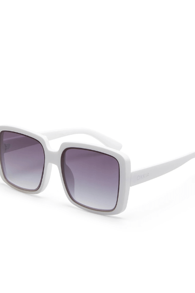 Okkia Alessia Sunglasses - Optical White.
