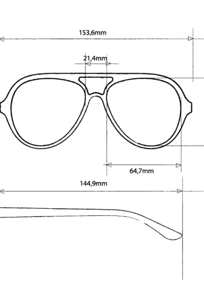 Okkia Alessio Sunglasses - Black.